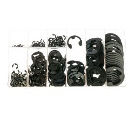 Набор стопорных колец СИБРТЕХ D 1,5 - 22 мм 300 предметов 47601 