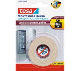 Двусторонняя монтажная лента TESA для внутренних работ 55762-00000-00 