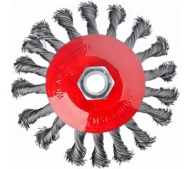 Щетка металлическая для УШМ (115 мм; М14; крученая (тарелка)) ЕРМАК 656-076 
