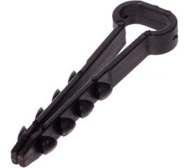 Дюбель-хомут для плоского кабеля Урал ПАК черный, 5-10 мм, 10 шт. АЭ-5050010-010-p 