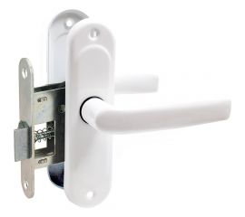 Защелка ПТИМАШ ЗЩ 1-45 белый 5207 