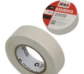 Изолента REDMARK 19 мм х 10 м, цв. белый RM19W10 