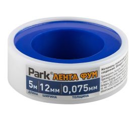 ФУМ лента PARK 12х0,075 мм, 5 м 104530 