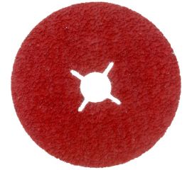 Керамический фибровый диск со шлицами XF885 (1 шт, 125х22 мм, P24) VSM 004965 