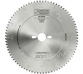 Диск пильный по алюминию (254x30x3.5 мм, Z=80, FTR) WOODWORK 36.254.80 