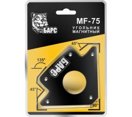 Угольник магнитный MF-75 LBS БАРС СВ000011087 