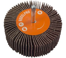 Щетка лепестковая абразивная ROXTOP на шпинделе (30х20х6 мм; Р40) RoxelPro 133323 