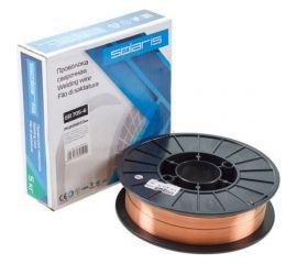 Проволока сварочная ER 70S-6 0.8 мм, омедненная, 5 кг SOLARIS WM-ER70S6-08050 