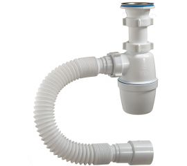 Бутылочный сифон ORIO 1 1/2х40 с гибкой трубой 40-40/50 А-4001 