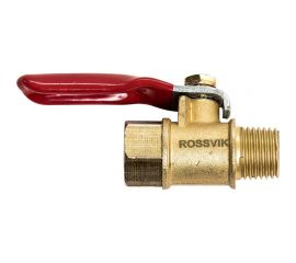 Вентиль шаровый М1/4" - F1/4" Rossvik A311/3.R 