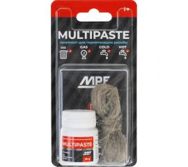 Паста уплотнительная multipaste 25 гр + лён MPF ИС.131728 
