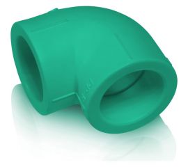 Уголок Blue Ocean 90 градусов, 32, полипропиленовый, зеленый PPRF/90E G -32 