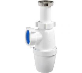 Бутылочный сифон ORIO 1 1/4x40, малый корпус без выпуска, с латунной гайкой хром А-3200М 