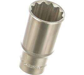 Головка торцевая 12-гранная глубокая (30 мм; 80 мм; 1/2"") ЭВРИКА ER-91522-12 