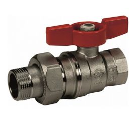 Шаровой кран GEKON ручка-бабочка, 3/4"" вн-американка GK 559 34 