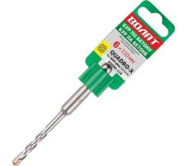 Бур сверло SDS-plus 6x50x110 мм, Quadro-x ВОЛАТ 83006-110 