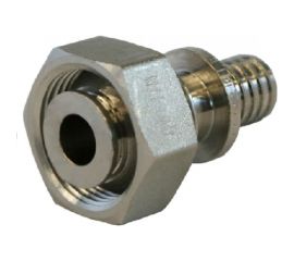 Переходник Rehau НГ 20 3/4 никелированная DZR латунь на евроконус 11691761001 