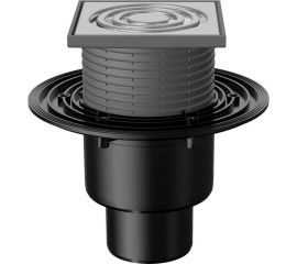 Сливной трап Fachmann регулируемый с сухим затвором T 310.0 SDsP 125x125 вертикальный выпуск 04.055 