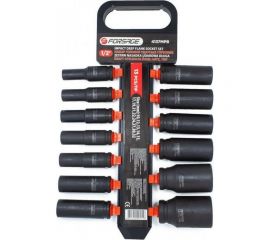 Набор головок ударных глубоких на пластиковом держателе F-4137MPB 13 шт, 1/2 Forsage 50480 