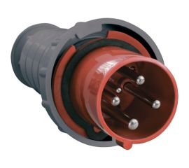 Электрическая кабельная вилка IEK 63А, 3P+E, 380В, IP54, 034, ИЭК PSR02-063-4 