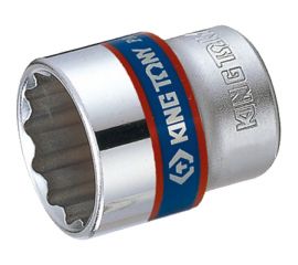 Торцевая стандартная двенадцатигранная головка 3/8"", 19мм KING TONY 333019M 