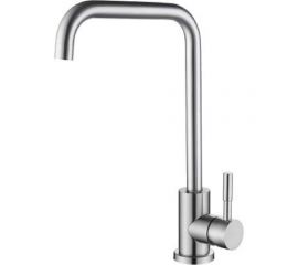 Смеситель для кухни OUTE матовый хром, однорычажное управление, поворотный излив T40313B-3 