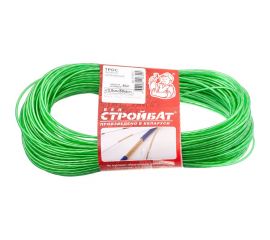 Металлополимерный трос Стройбат 2 мм, цветной латунир, 50 м 388560 
