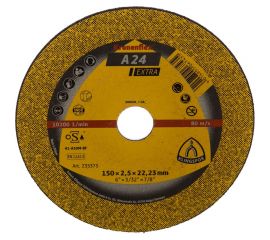 Круг отрезной по металлу универсальный (150х22.2 мм) для УШМ KLINGSPOR 235375 