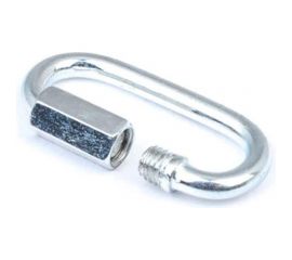 Винтовой карабин Стройбат 5мм белый цинк 12 шт 308540 