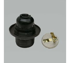 Карболитовый патрон REV с кольцом, Е27, черный 24610 7 