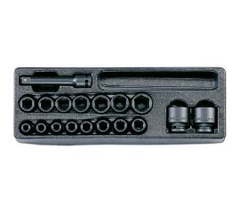 Набор ударных головок в ложементе (22 предмета; 10-32 мм) HONITON IK-A400220B 