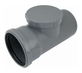 Ревизия с крышкой Flextron D 110 мм для внутренней канализации 138863 