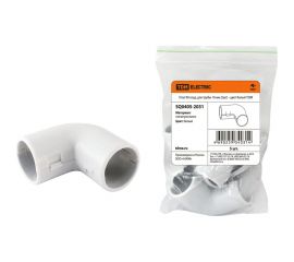 Угол TDM 90 соед. для трубы 16 мм (5шт) - цвет белый SQ0405-2031 