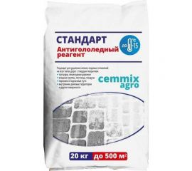 Противогололедный реагент CEMMIX Стандарт 20 кг pgrs20 