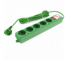 Фильтр-удлинитель Power Cube PC 3м 5р, зел. 10А/2,2кВт SPG-MXTR-13 