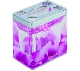 Подставка для зубных щеток Аквалиния Фиолетовые лепестки A8826_W46 