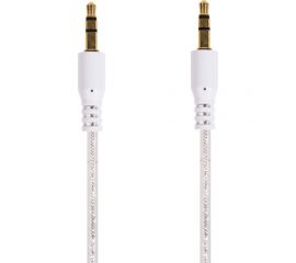 Кабель AUX аудио 3.5 мм REXANT гелевый 1 м белый 18-4083 