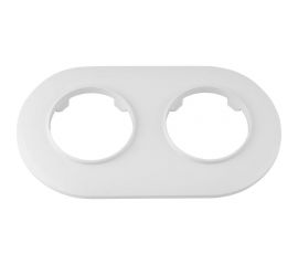 Рамка Bylectrica 2-х местная, круг, серия ПРОВАНС круг, белый ЮЛИГ.735212.499 