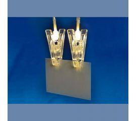 Светодиодная гирлянда на батарейках Uniel ULD-S0200-010/STB/2AA WARM WHITE, IP20, CLIPS, 2AA UL-00005484 
