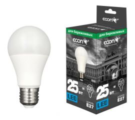 Светодиодная лампа ECON LED A 25Вт E27 4200K A67 ES 7125020 