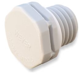 Заглушка отверстия WEYER WQPOVK-M12-HJ OW - заглушка вент., нар. M12x1.5 WE5300100 