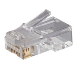 Сквозной коннектор RJ-45 8p8c TWIST cat. 5e, 100шт. CN-8P8C-C5E-U-H-TWCS/100 