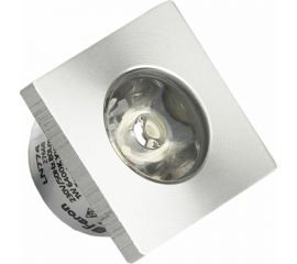 Встраиваемый светодиодный светильник FERON LN774/G774 1W 6400К серебристый 27668 