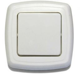 Одноклавишный выключатель ООО Ливны-Электро скрытой установки С1-005 УХЛ 4 белый ВСП 14 