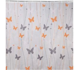 Штора для ванной Аквалиния Бабочки 1.8х1.8 м SC7024A 