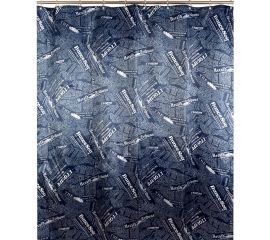 Штора для ванной Аквалиния Газета 1.8х1.7 м 09.020А-03 