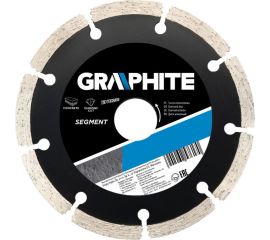 Диск алмазный сегментный 115х22.2 мм GRAPHITE 57H616 