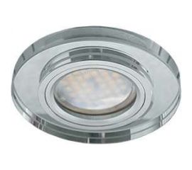 Светильник Ecola MR16 DL1650 GU5.3 Glass стекло, круг, хром - хром 25x95 FC1650EFF 