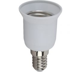 Переходник ЭРА E14-E27, пластик, белый Б0043743 