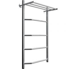 Полотенцесушитель Zox ЛЦ ТРАПЕЦИЯ 80х50, 1 дюйм, полка, 5 перекладин, нижнее подключение В6 535036 